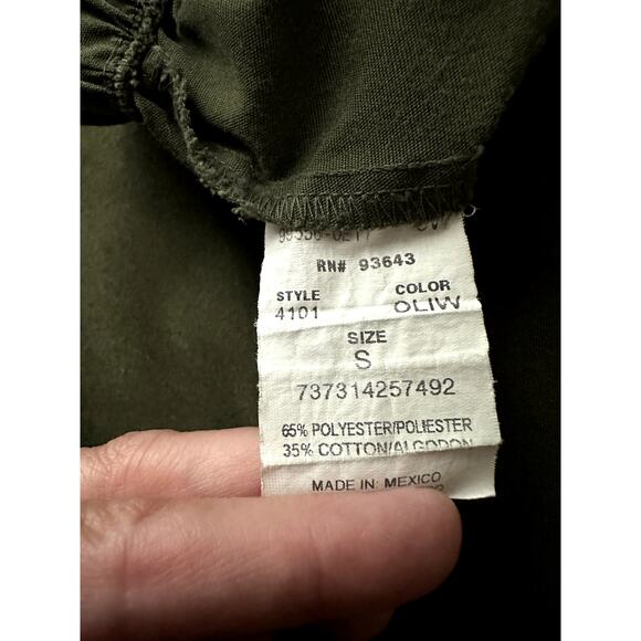 Cherokee Workwear-Women's Small-3-Pocket Flare Leg Drawstring Scrub Pants-EUC - Picture 7 of 8